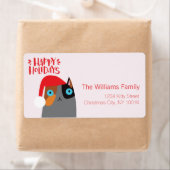 Happy Holidays - Niedlicher Weihnachtskatzenjammer (Insitu)