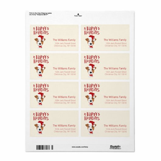 Happy Holidays - Niedlicher Weihnachtsmann Jack Ru (Vorne)