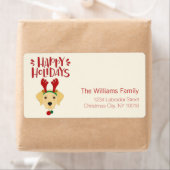 Happy Holidays - Niedliches Labrador Weihnachten (Insitu)