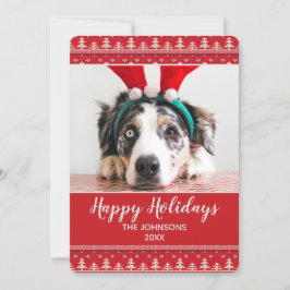 Happy Holidays Nordic Pattern Foto