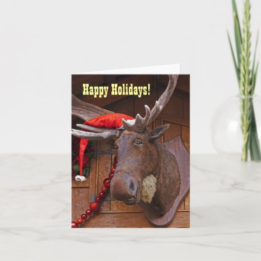 Happy Holidays Note Card Feiertagskarte (Vorderseite)