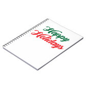 HAPPY HOLIDAYS NOTIZBLOCK (Linke Seite)