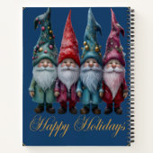 Happy Holidays Notizblock (Rückseite)