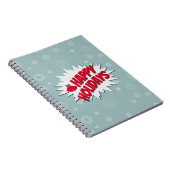 Happy Holidays Notizblock (Rechte Seite)