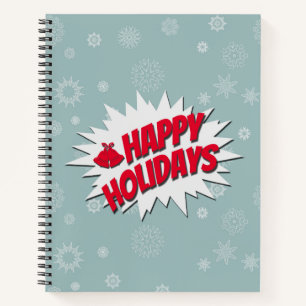 Happy Holidays Notizbuch