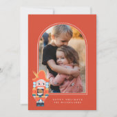 HAPPY HOLIDAYS NUTCRACKER Fügen Sie Ihr Foto hinzu (Vorderseite)