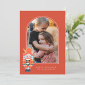 HAPPY HOLIDAYS NUTCRACKER Fügen Sie Ihr Foto hinzu (Stehend Vorderseite)