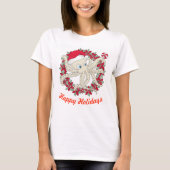 Happy Holidays Octopus T-Shirt (Vorderseite)