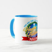 Happy Holidays / One in a Million MAMAS (Ihr Text) Tasse (Vorderseite Links)