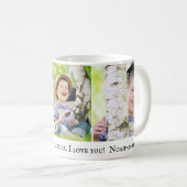 Happy Holidays Opa I Liebe Sie 3 Foto Kind Kaffeetasse (VorderseiteRechts)