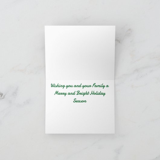 Happy Holidays Original Artwork Karte (Innenseite)