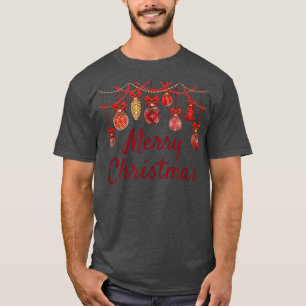 Happy Holidays Ornaments Frohe Weihnachten Hanukka T-Shirt