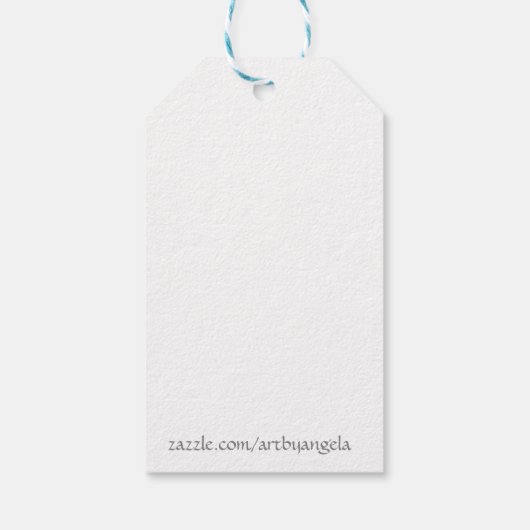 Happy Holidays Panda Geschenkanhänger (Rückseite)