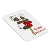 Happy Holidays Panda Magnet (Rechte Seite)