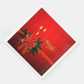 Happy Holidays - Paper Napkin Serviette (Ecke)