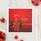 Happy Holidays - Paper Napkin Serviette (Beispiel)