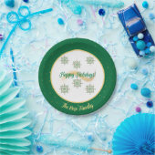 Happy Holidays Paper Plate Pappteller (Party)