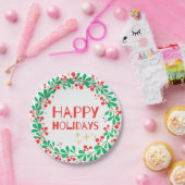 Happy Holidays Pappteller (Party)