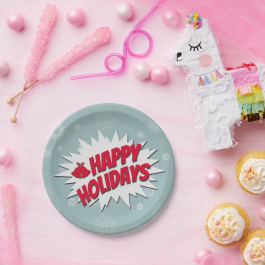 Happy Holidays Pappteller (Party)