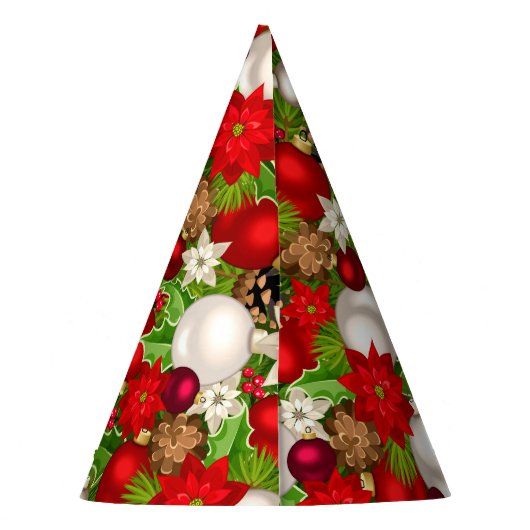 Happy Holidays Party Hat Partyhütchen (Rückseite)