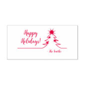 Happy Holidays Permastempel (Design)