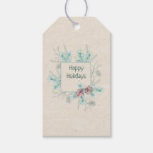 Happy Holidays Personalisiert Sentiment & Signatur