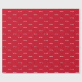 Happy Holidays Personalisiertes Geschenk Wrap HAMb Geschenkpapier (Flach)