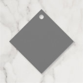 Happy Holidays Pet Caregiver Gold Paw Print Geschenkanhänger (Rückseite)