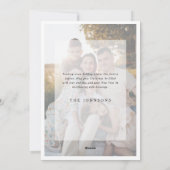 Happy Holidays Photo Collage Christmas Feiertagskarte (Rückseite)