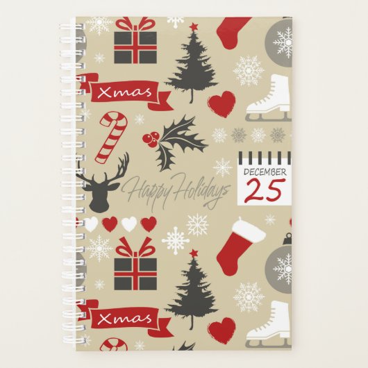 Happy Holidays Planer (Vorderseite)