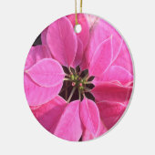 Happy Holidays Poinsettia Keramik Ornament (Links)
