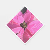 Happy Holidays Poinsettia Serviette (Ecke)