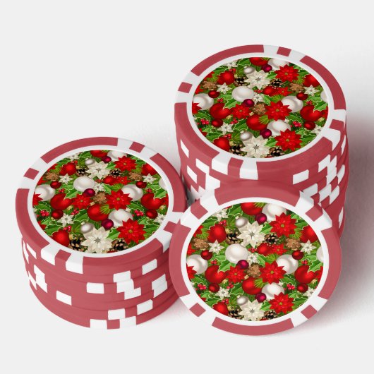 Happy Holidays Poker Chips (Stapel)