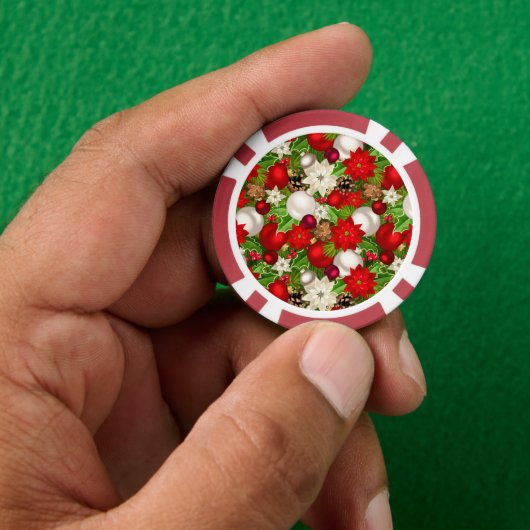 Happy Holidays Poker Chips (Hand)