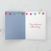 Happy Holidays Polar Bear Karte (Innenseite)