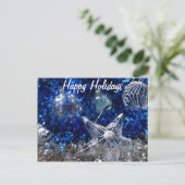 Happy Holidays Postcard Feiertagspostkarte (Stehend Vorderseite)