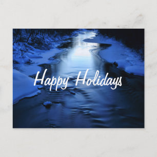 Happy Holidays Postcard Feiertagspostkarte