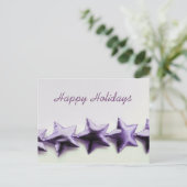 Happy Holidays Postcard Feiertagspostkarte (Stehend Vorderseite)
