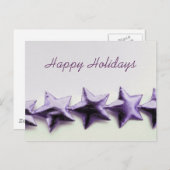 Happy Holidays Postcard Feiertagspostkarte (Vorne/Hinten)