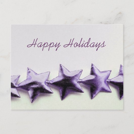 Happy Holidays Postcard Feiertagspostkarte (Vorderseite)