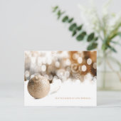 Happy Holidays Postcard Feiertagspostkarte (Stehend Vorderseite)