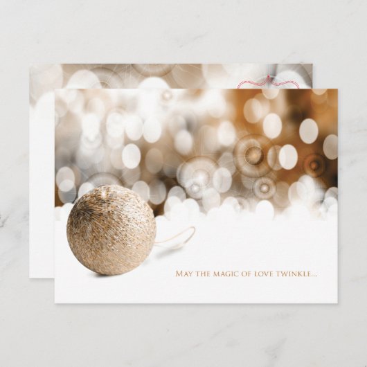 Happy Holidays Postcard Feiertagspostkarte (Vorne/Hinten)