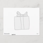 Happy Holidays Postcard Feiertagspostkarte (Rückseite)