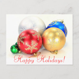 Happy Holidays Postcard Feiertagspostkarte
