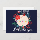 Happy Holidays Postcard! Postkarte (Vorne/Hinten)
