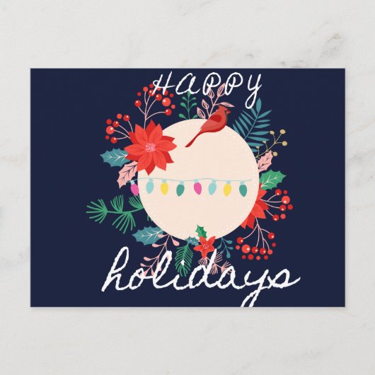 Happy Holidays Postcard! Postkarte (Vorderseite)