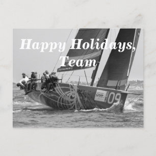 Happy Holidays Postcard Postkarte