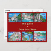 Happy Holidays Postcard Postkarte (Vorne/Hinten)