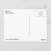 Happy Holidays Postcard Postkarte (Rückseite)