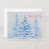 Happy Holidays Postcard Postkarte (Vorne/Hinten)